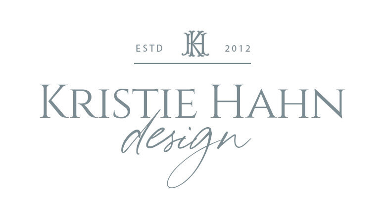 Kristie Hahn Design, established 2012 — home